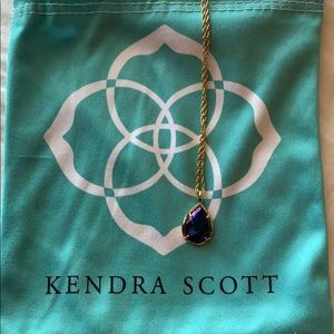 Kendra Scott Kiri Purple Iridescent Necklace